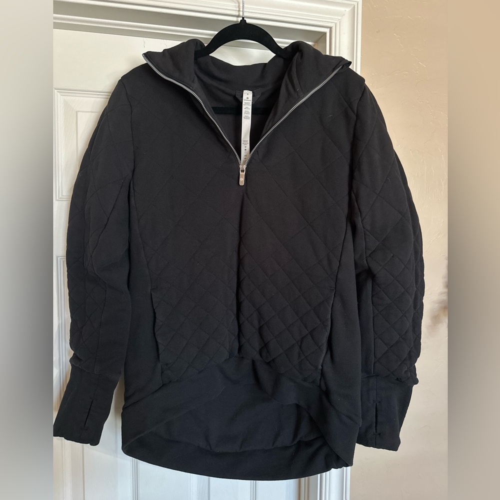 Lululemon black half zip up jacket